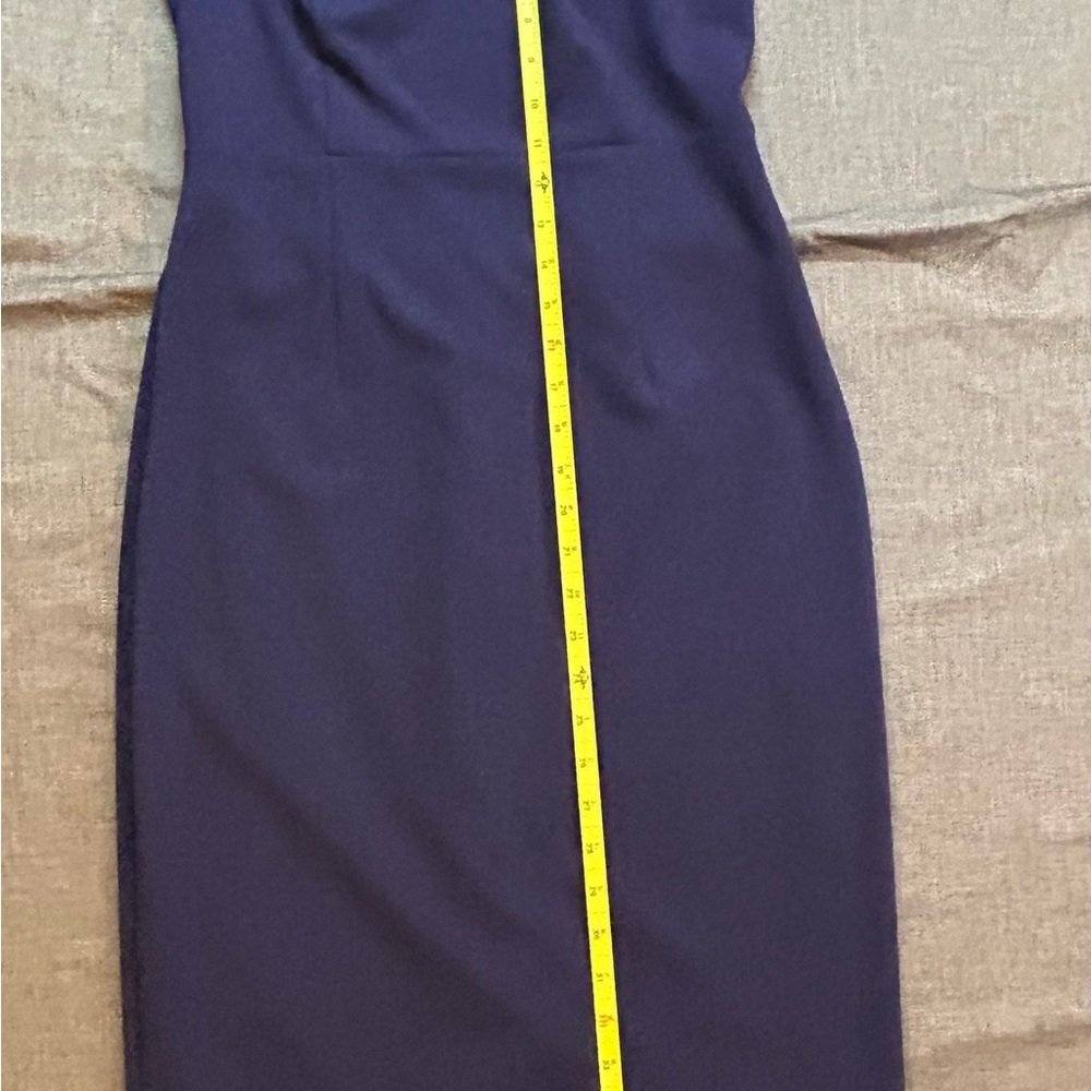 Ivanka Trump Navy Midi Sheath Dress